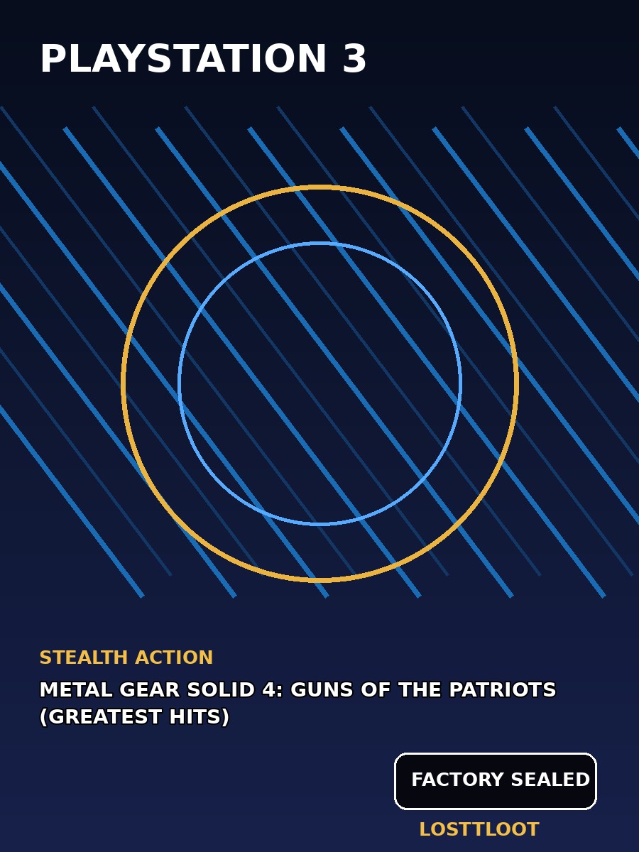 Losttloot catalog image for Metal Gear Solid 4: Guns of the Patriots (Greatest Hits)